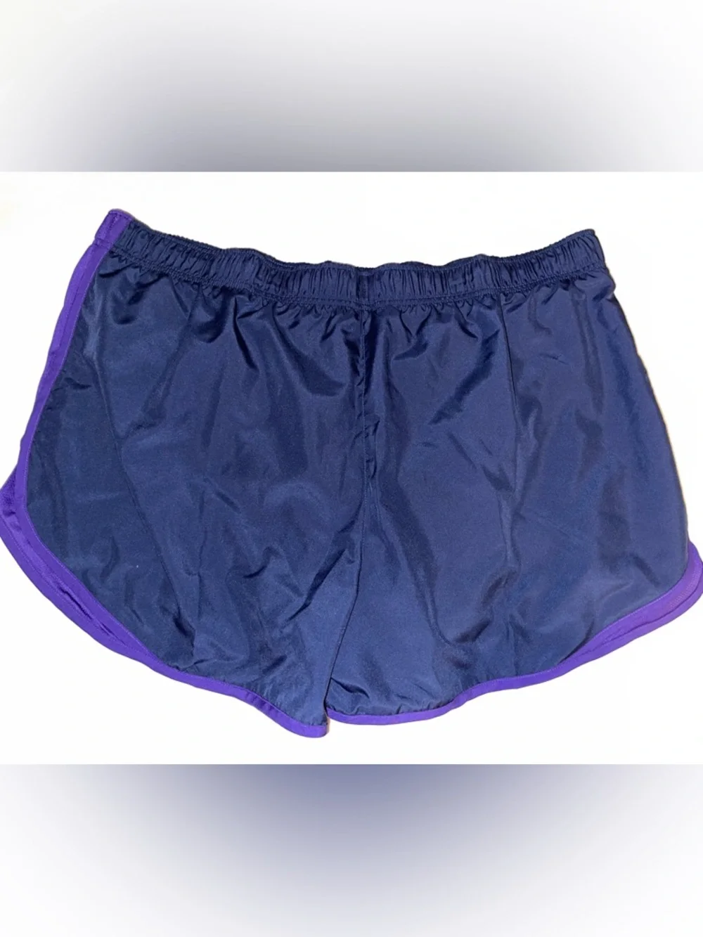 Nike Navy and Purple‎ Women's Running Shorts